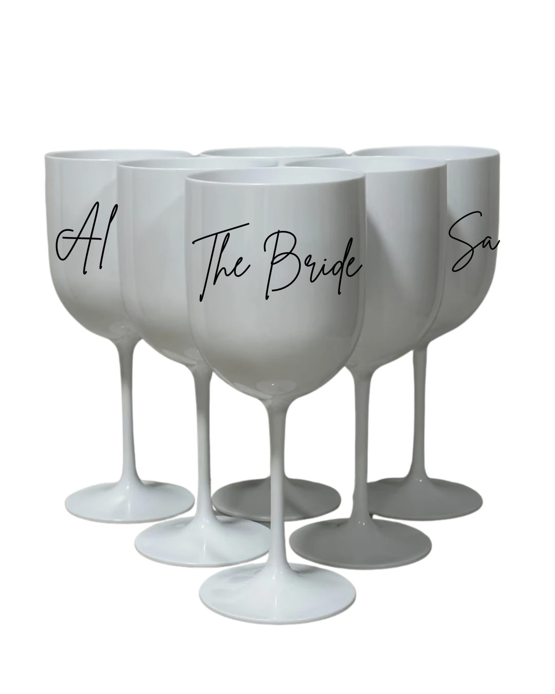 Personalised Elegant Shatterproof Wine Glass