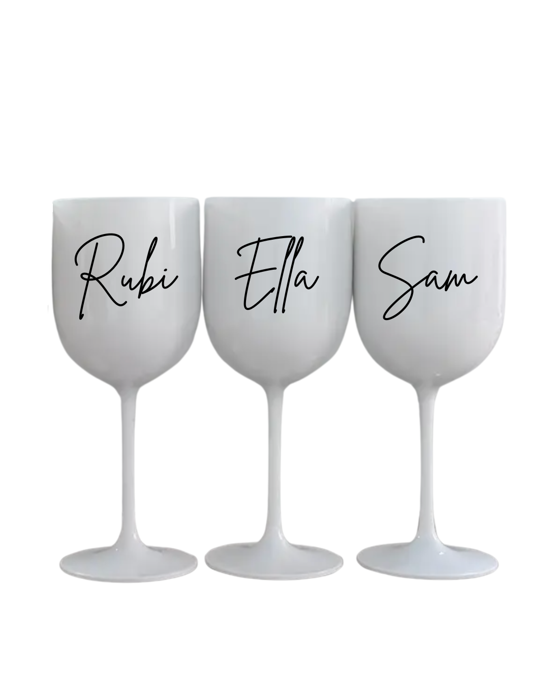 Personalised Elegant Shatterproof Wine Glass