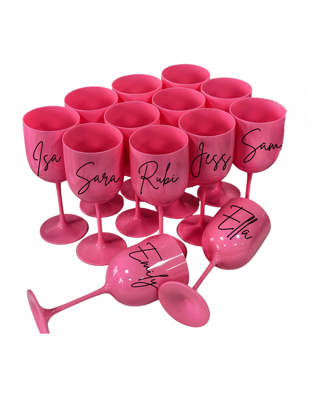 Personalised Elegant Shatterproof Wine Glass