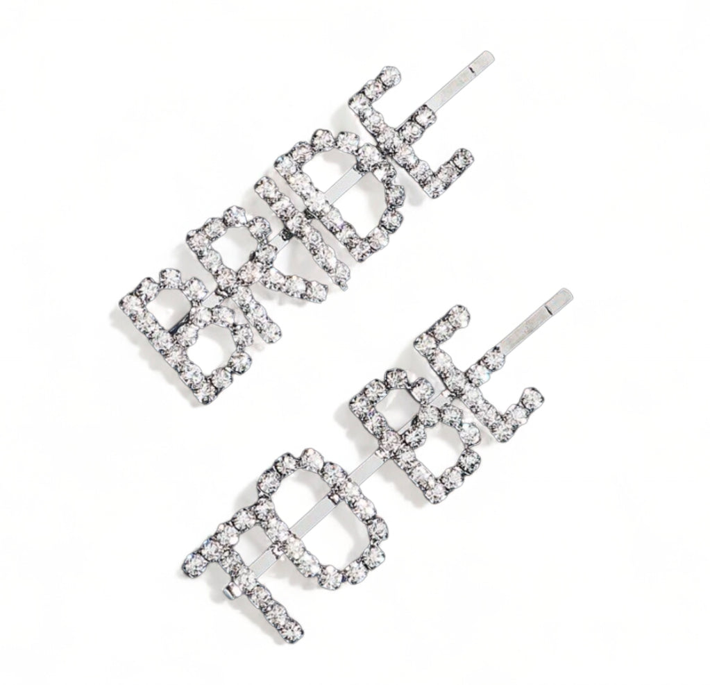 Bride To Be Hair Clips