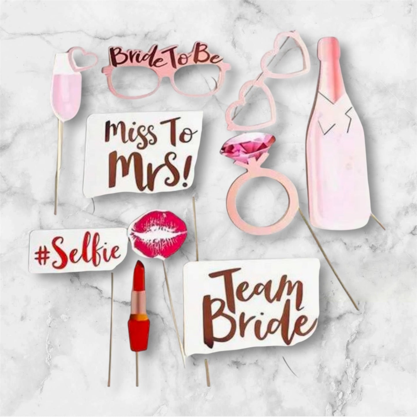 Bachelorette Party Photo Booth Props