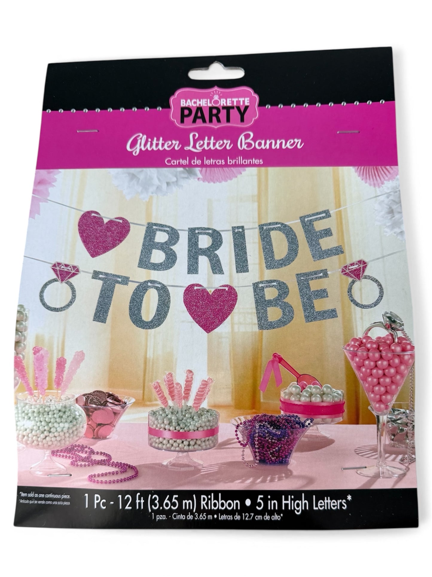 Bride to Be Glitter Banner