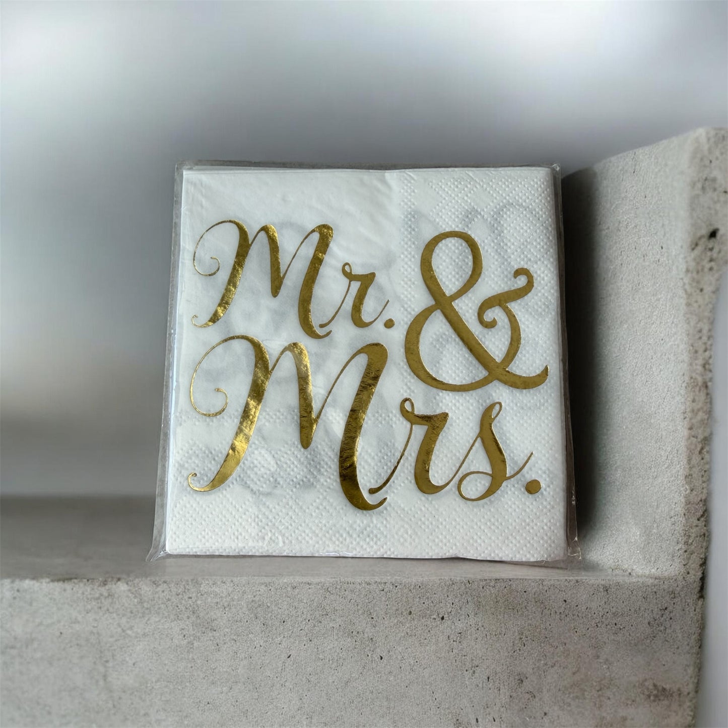 Mr & Mrs napkins