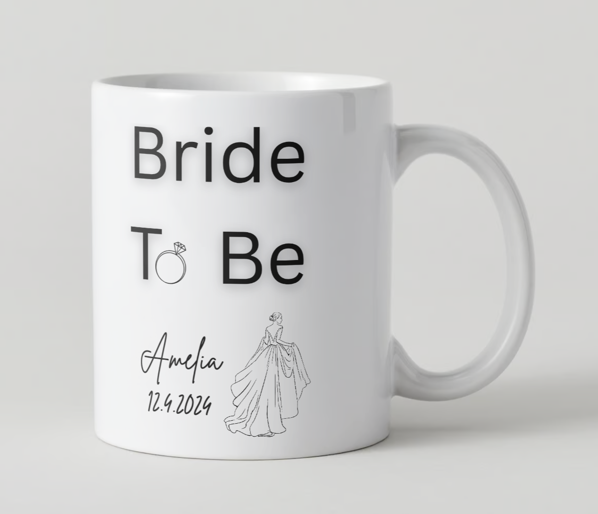 Bride To Be Personalised Mug
