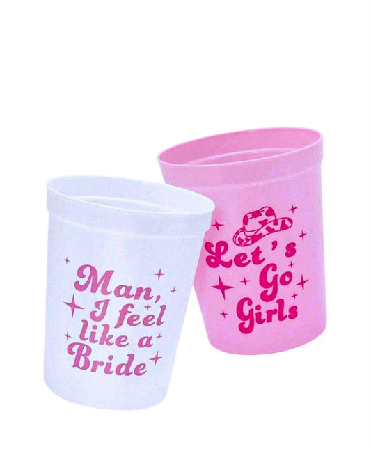 A Set of 6 Hens Party Drinking Cups