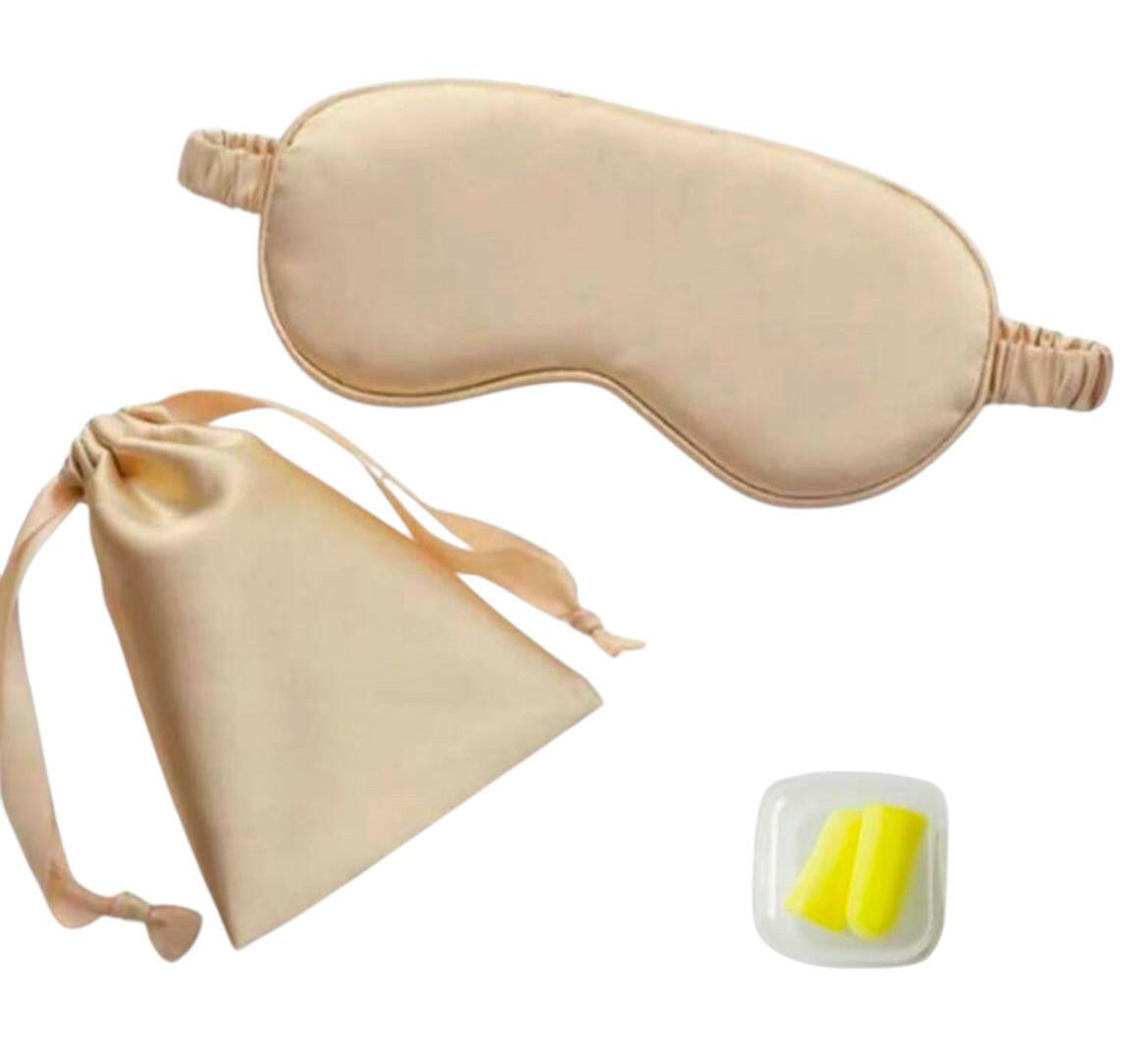 Sleep Mask Set with Earplugs