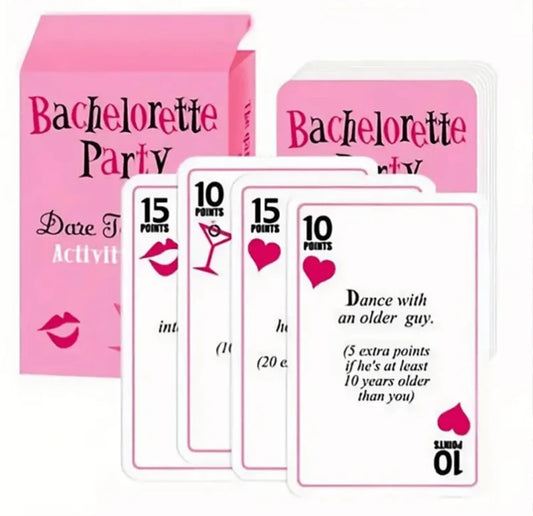 Bachelorette Party Game Dare Cards