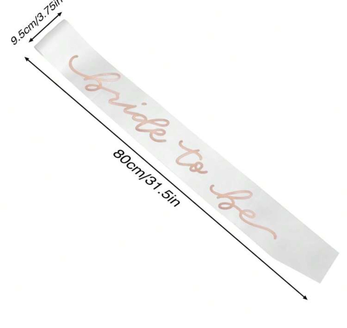 Bride To Be Satin Like Sash
