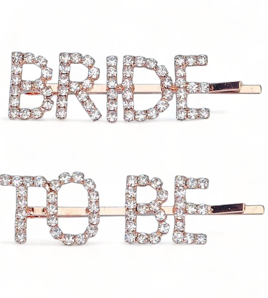 Bride To Be Hair Clips