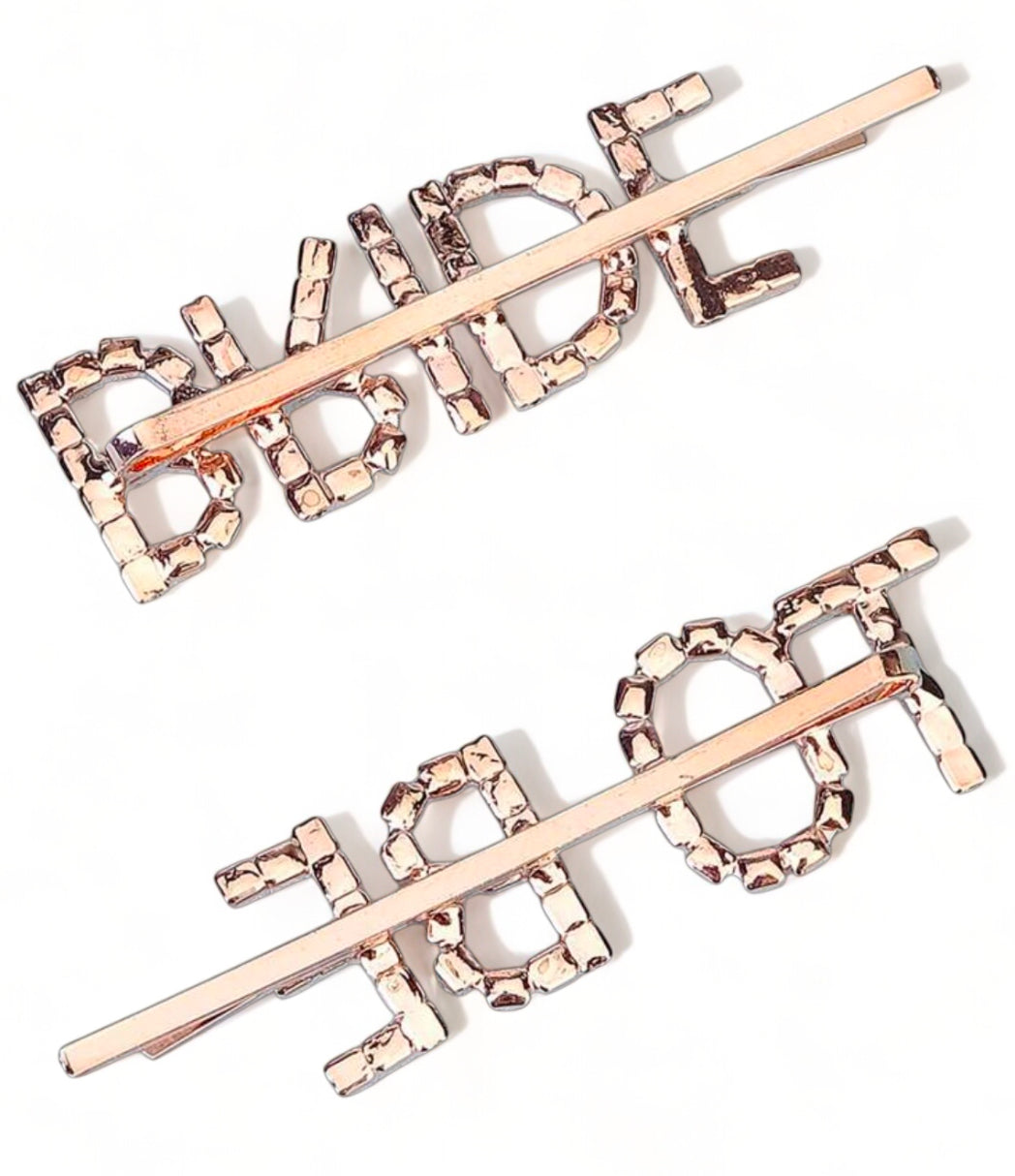 Bride To Be Hair Clips