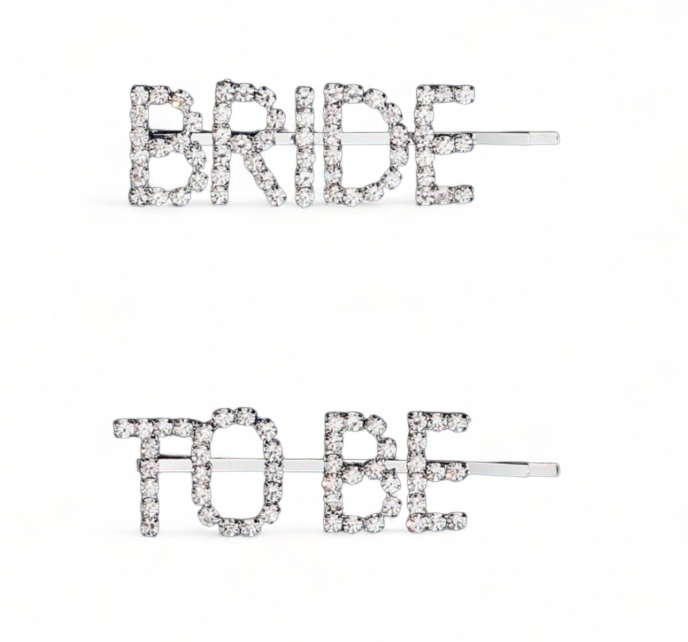 Bride To Be Hair Clips