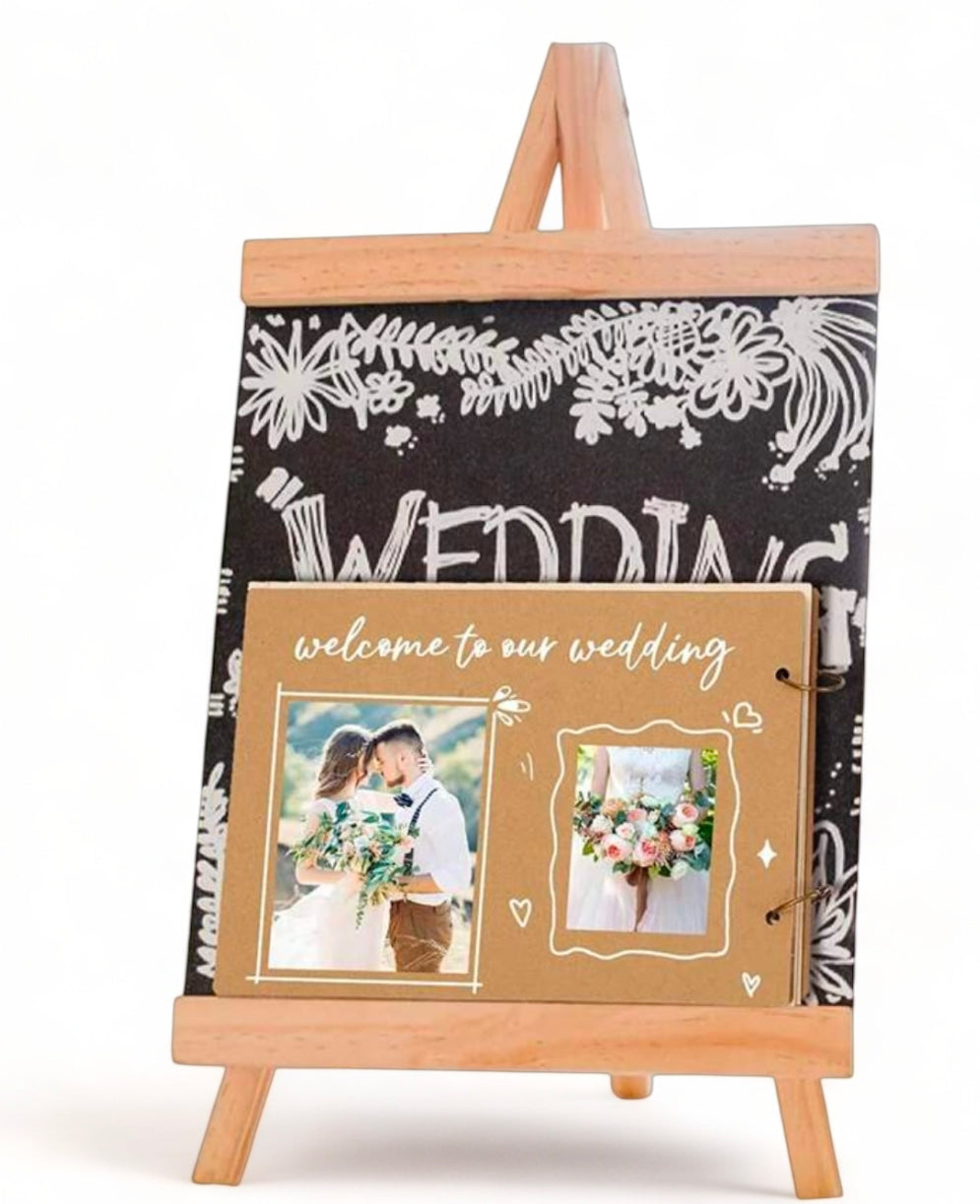 Love Wooden Guest Book