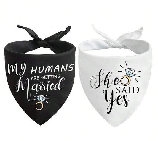 Dog Bandana | Wedding & Engagement