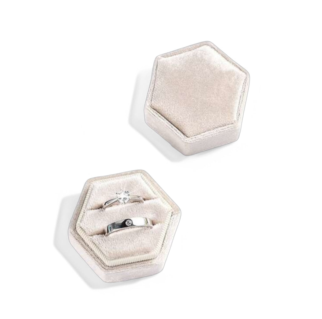 Velvet Wedding Ring Box