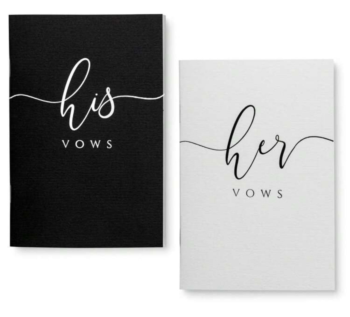 Wedding Vow Cards