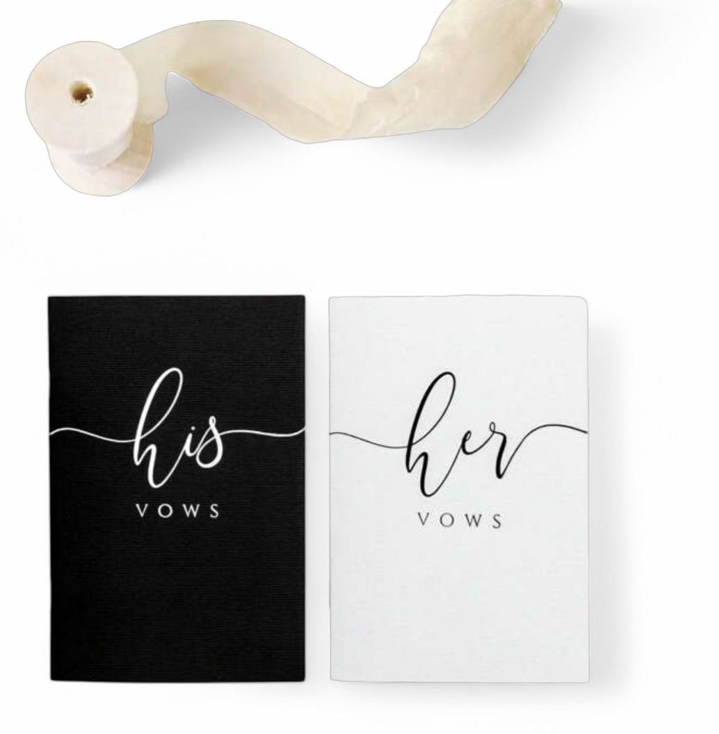 Wedding Vow Cards