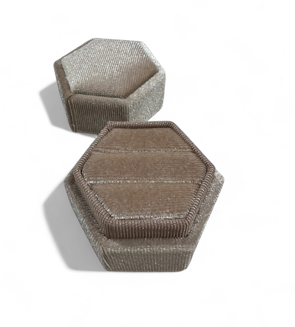 Velvet Wedding Ring Box