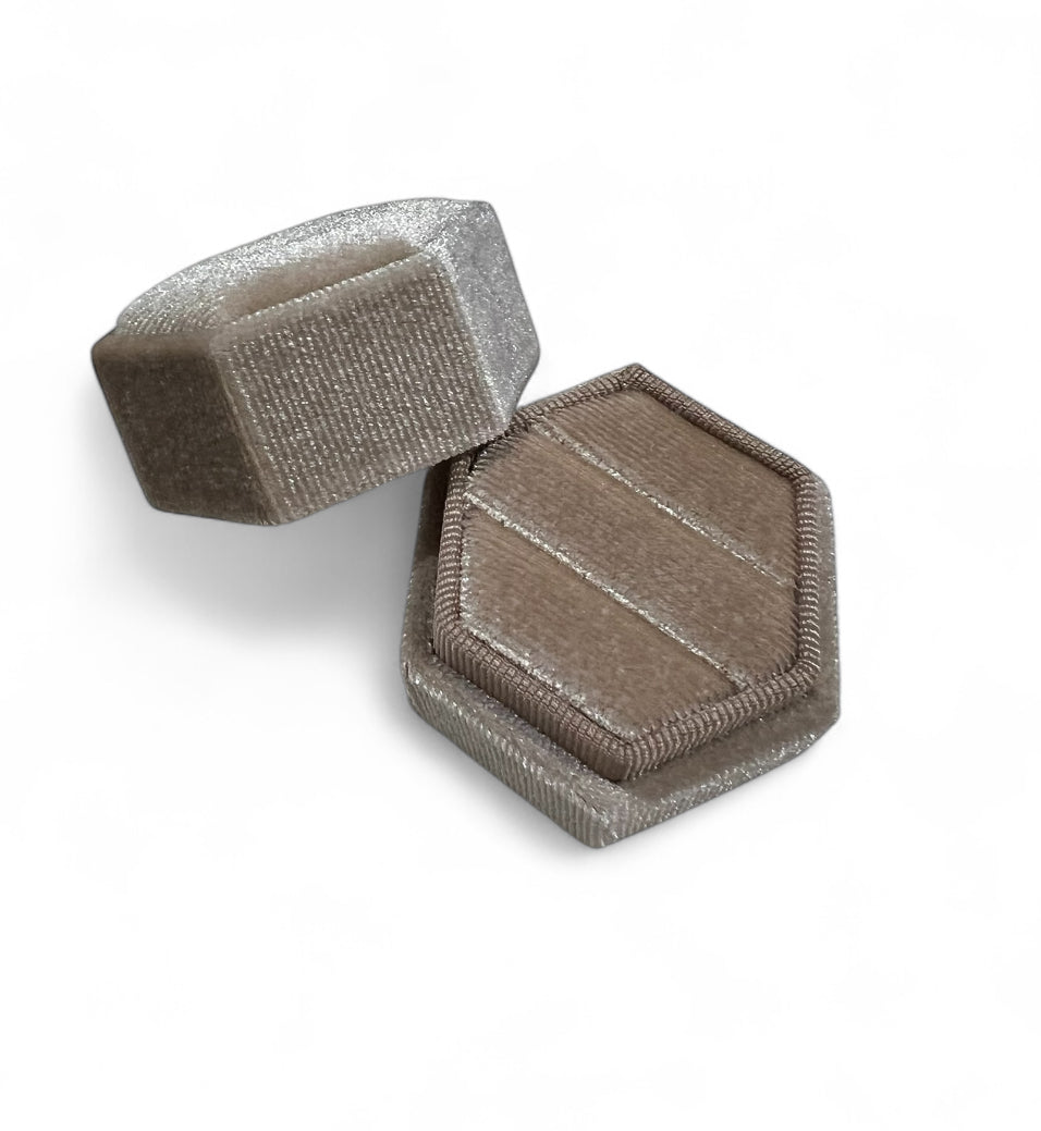 Velvet Wedding Ring Box