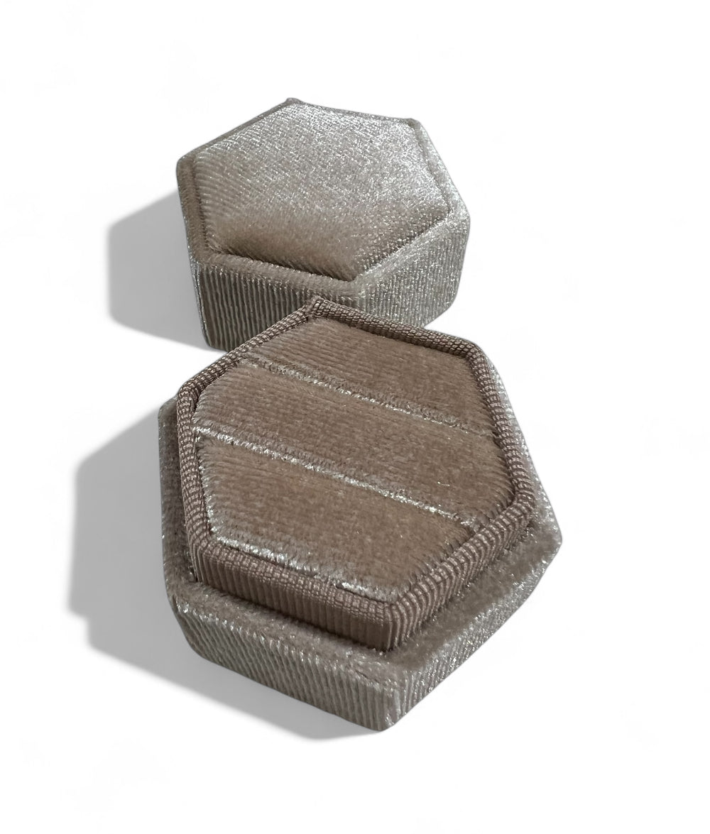 Velvet Wedding Ring Box