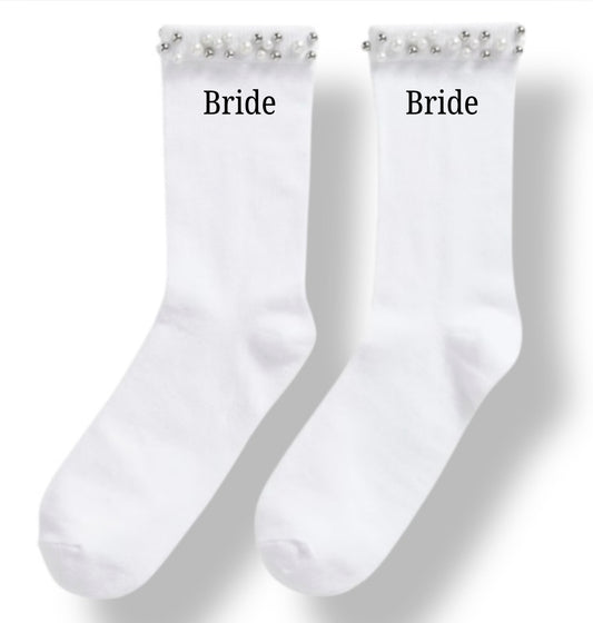 Personalised Bride Socks