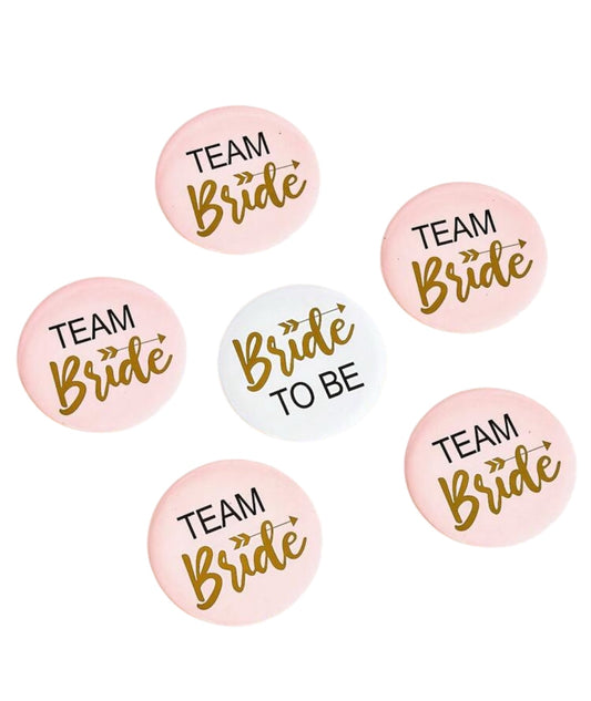 Team Bride Pins