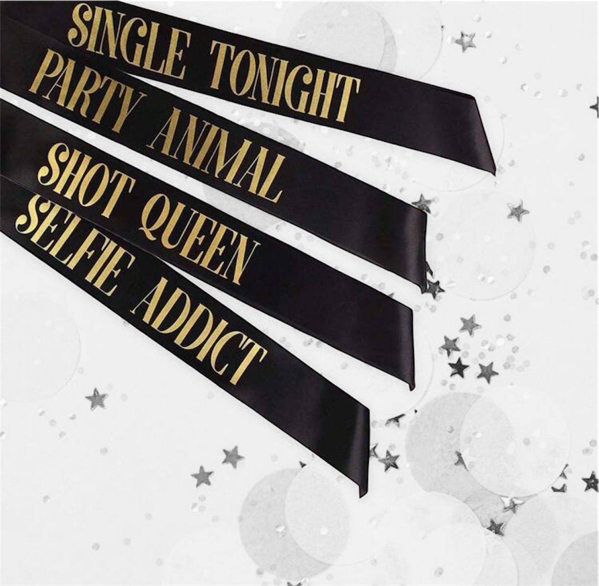 Satin Sash For Bachelorette Party | Set of 12