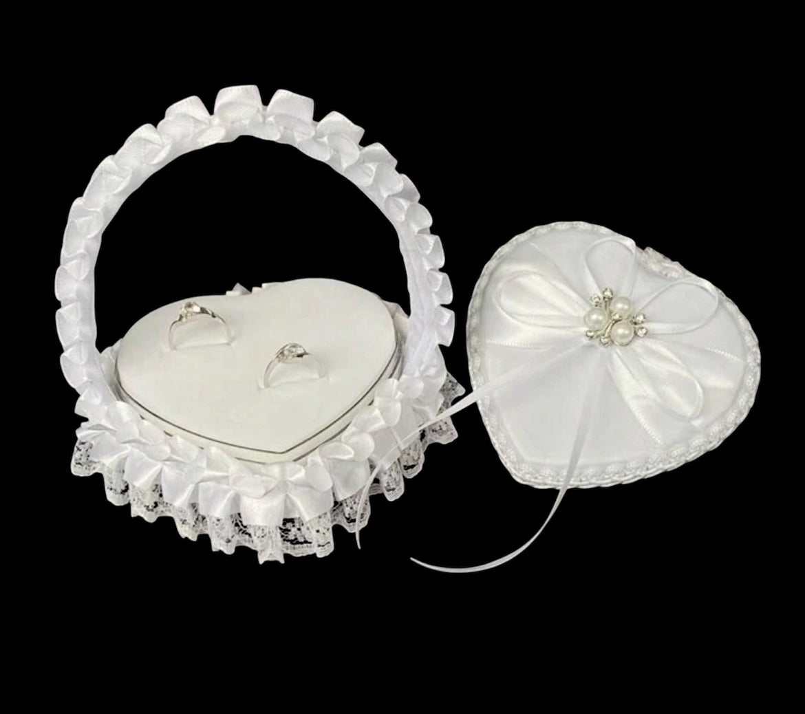 Handmade Heart shaped Ring Box