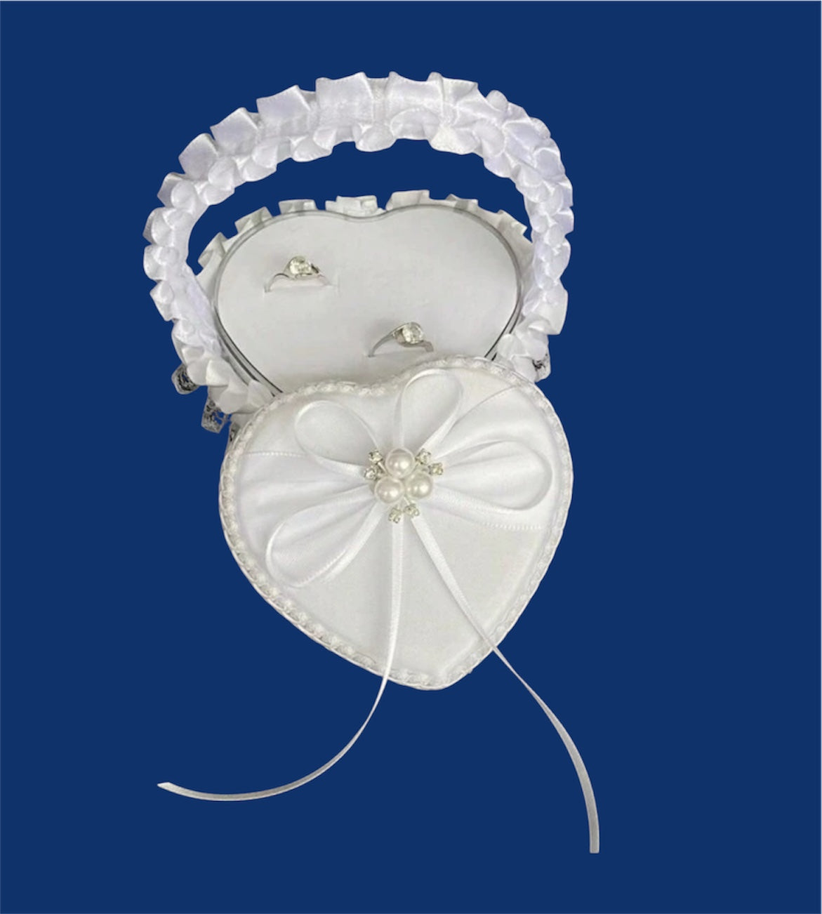 Handmade Heart shaped Ring Box