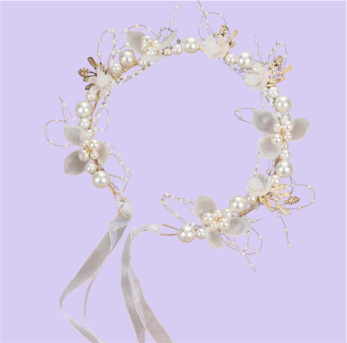 Kids Floral Crown Headband