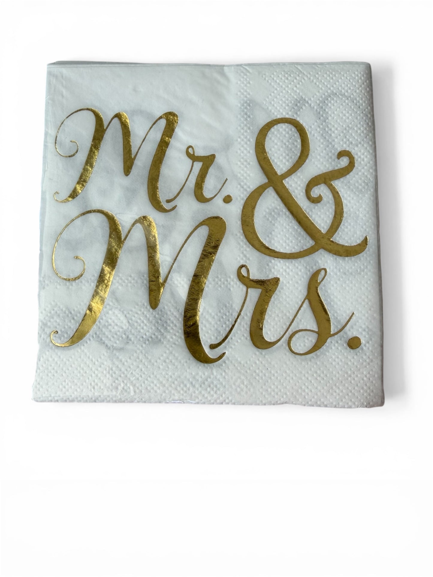 Mr & Mrs napkins