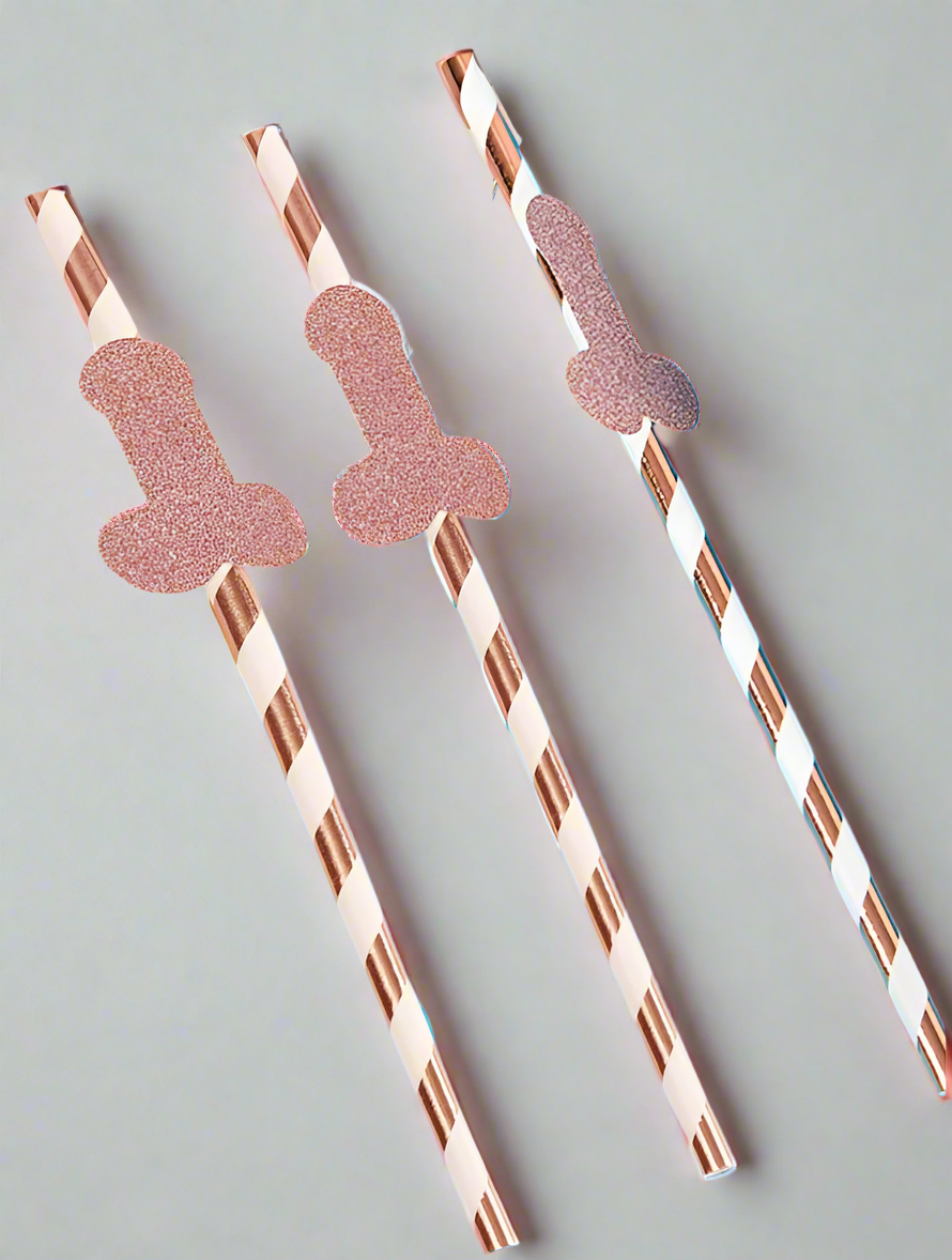 Hen Party Paper Straws