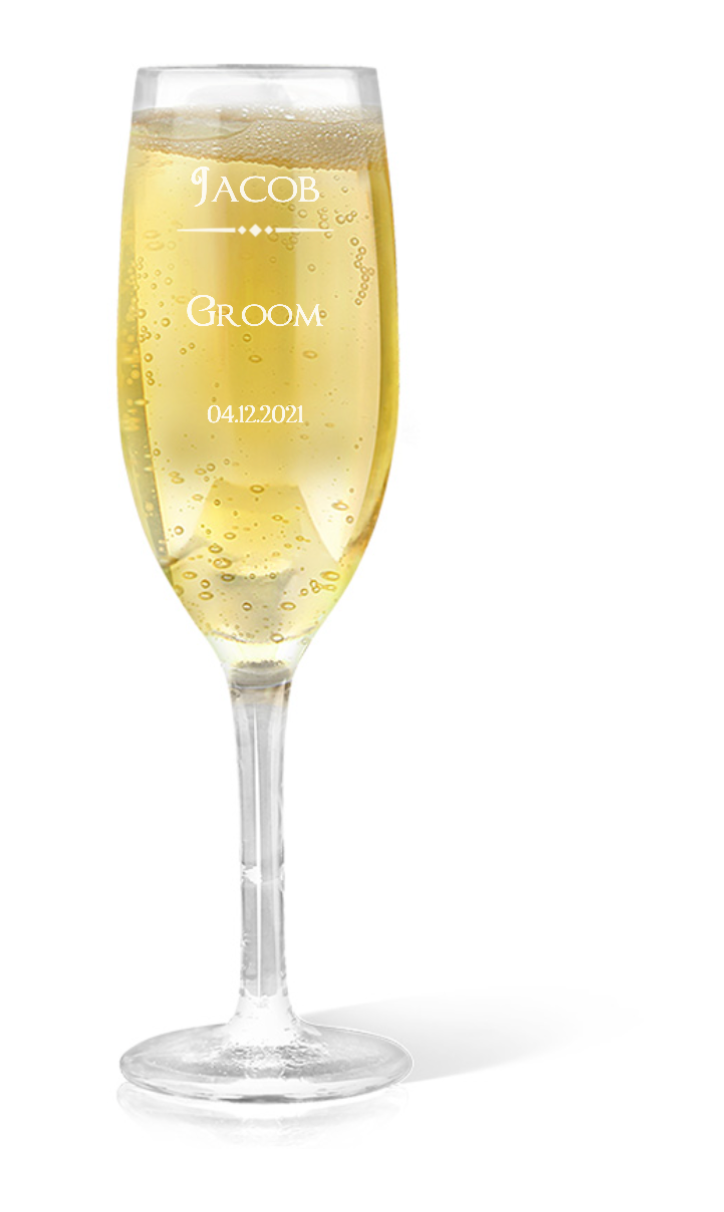 Personalised Champagne Glass
