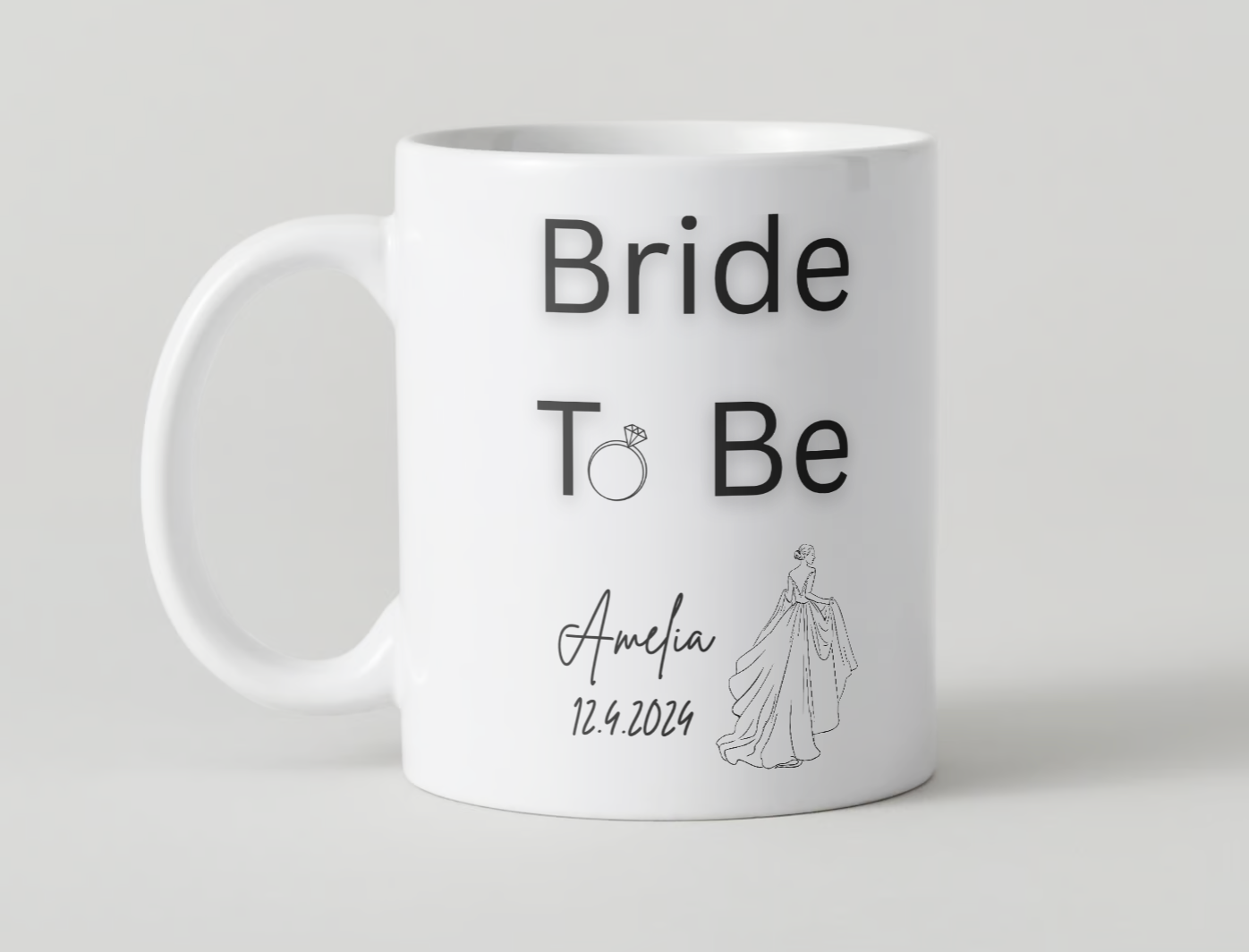 Bride To Be Personalised Mug