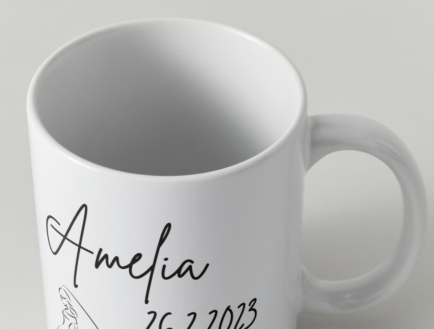 Bride's Name Personalised Mug