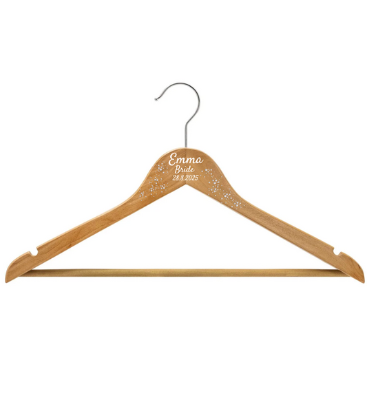 Personalised Bridal Wooden Hanger