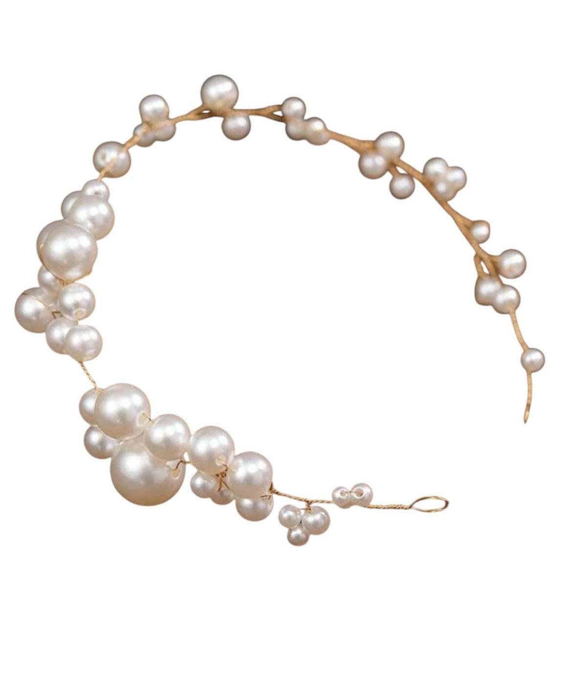 Elegant Handmade Faux Pearl Headband