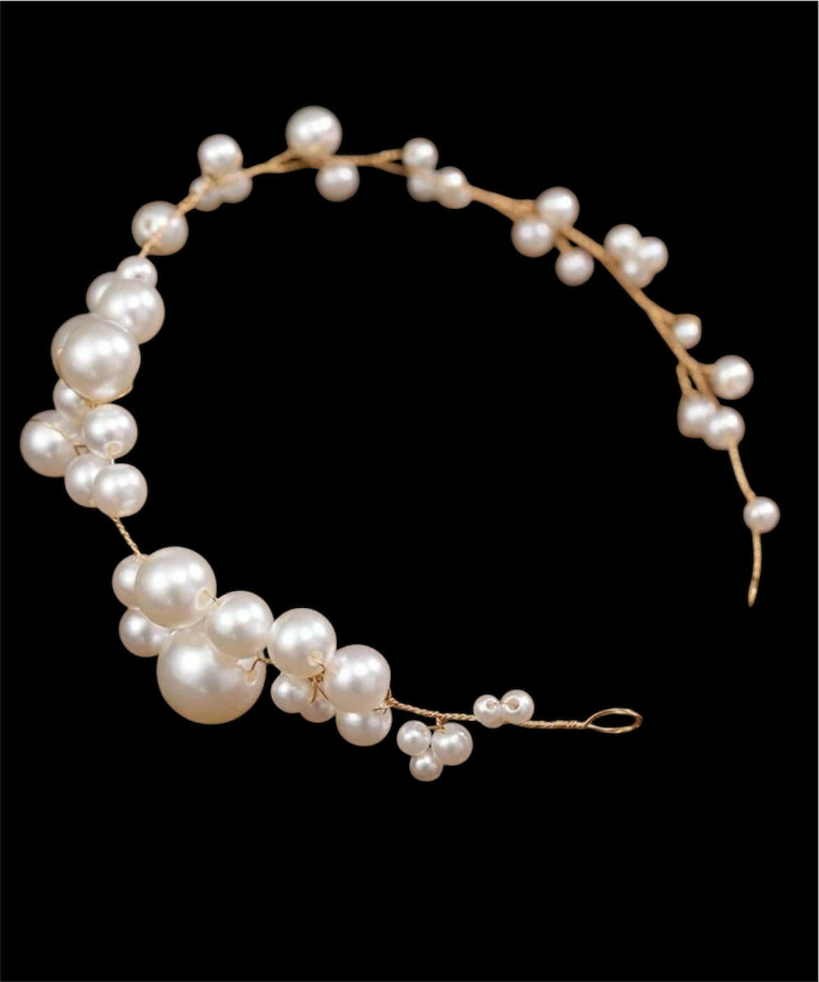 Elegant Handmade Faux Pearl Headband
