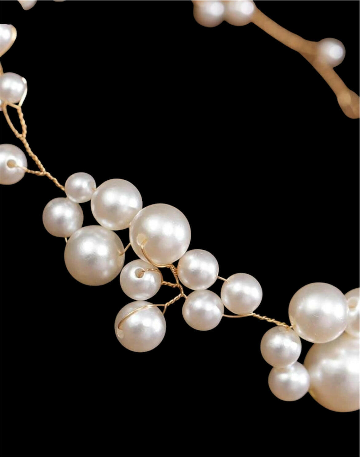 Elegant Handmade Faux Pearl Headband